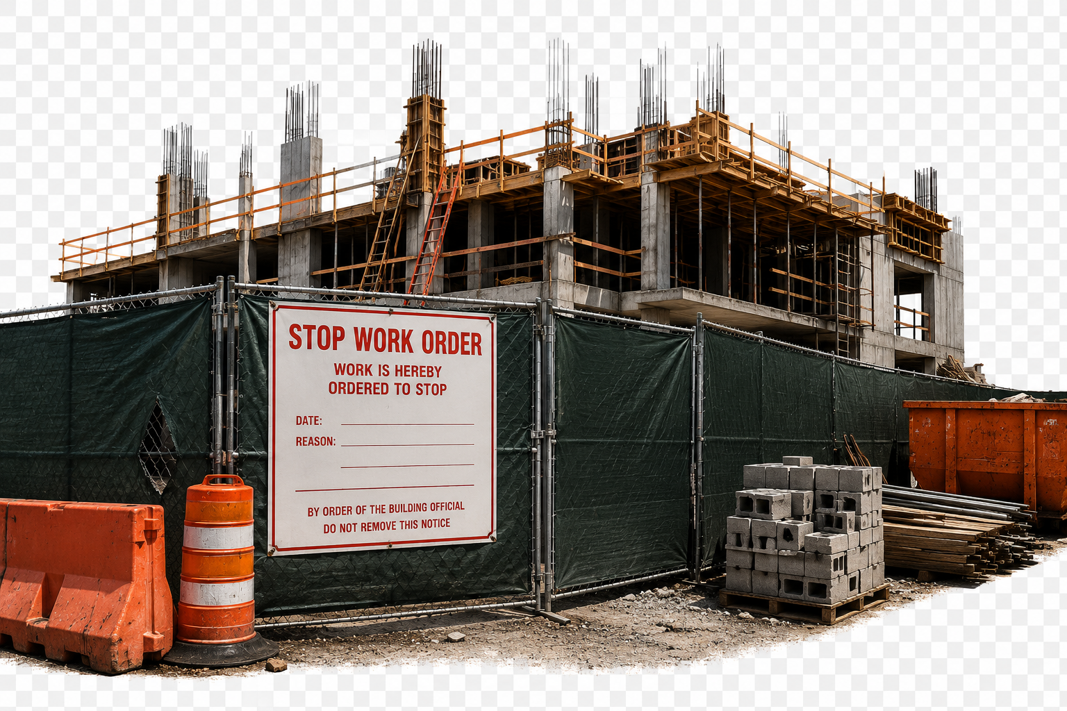 Why stop work orders get issued